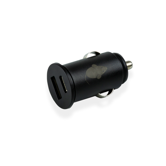 Car Charger USB & USB-C Black