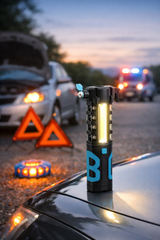 Emergency Road Tool (Safety Hammer with LED)