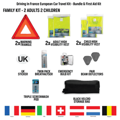 Driving in France European Car Travel Kit - Bundle - Green Flag Shop