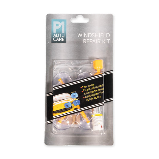 P1 Autocare Windshield Repair Kit - Fix Glass Cracks, Chips, Scratches and More with 1.5g Repair Resin