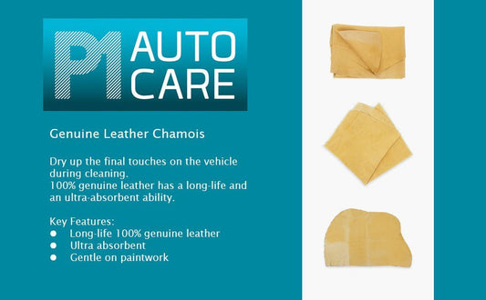 Genuine Leather Chamois Car Cloth High Quality Ultra Absorbent - Green Flag Shop