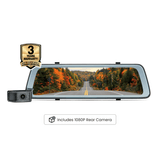 Road Angel Halo View Rear View Mirror and Dash Cam with 10" Touch Screen & Dual Parking Mode - Green Flag Shop