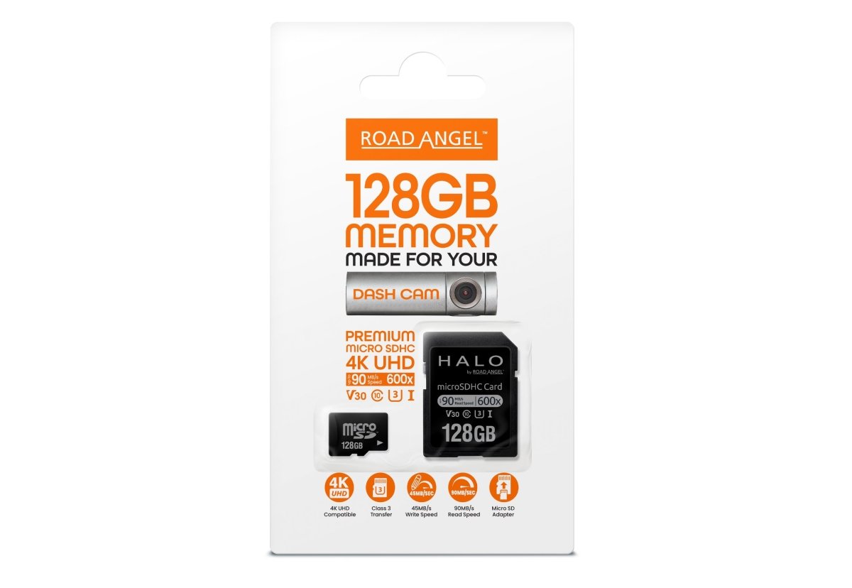 Road Angel MicroSD Card - Automotive Grade, Made for Halo Dash Cams - Green Flag Shop