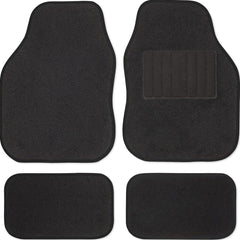 Universal Car Mats, Right Hand Drive, Welded Heel, Black Binding BLUE, RED, BLACK - Green Flag Shop